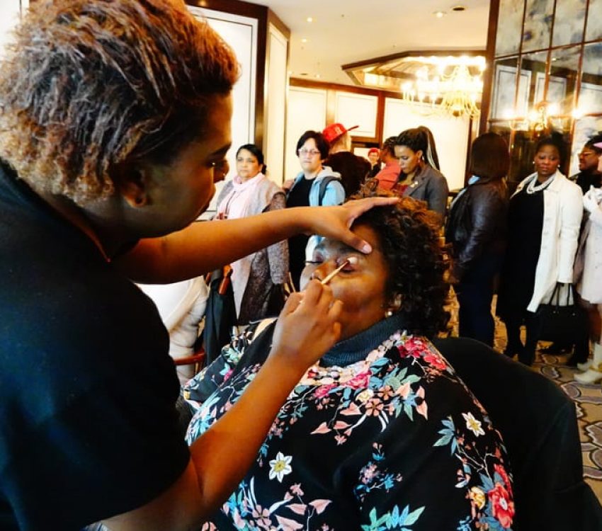 Vuhosi Consulting Group Hosting Parliament Women_s Day Event- Ladies Getting their Makeup done before the Event